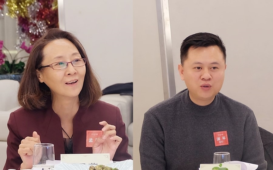 首都金融服务商会副秘书长孟燕文创专业委员会秘书长洪平